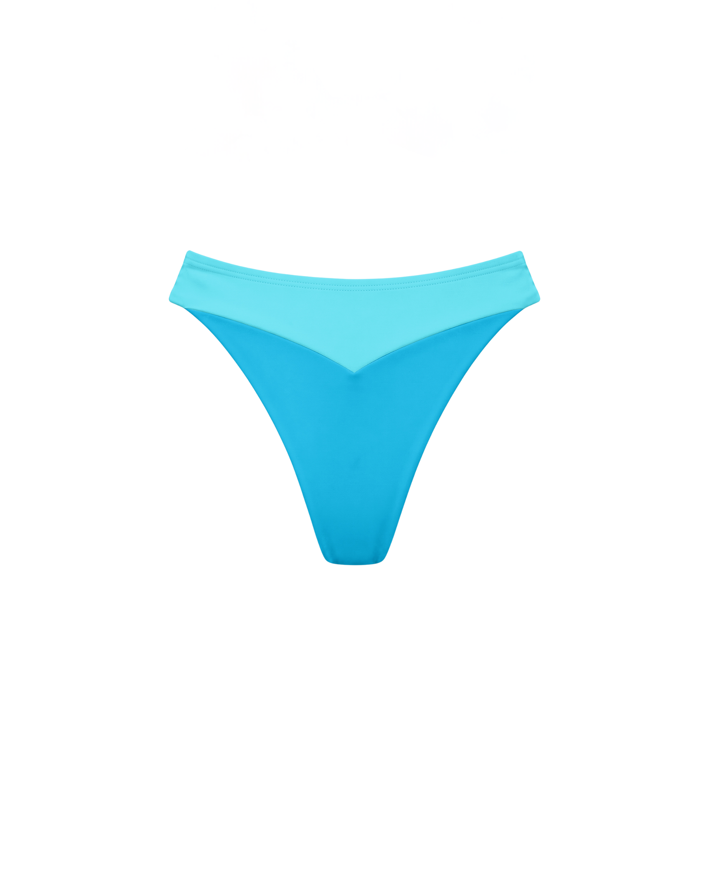 Sculpting V-Back Aqua Bikini Bottom – turquoise cheeky bikini bottom