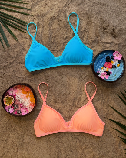Sculpt & Lift Coral Bikini Top