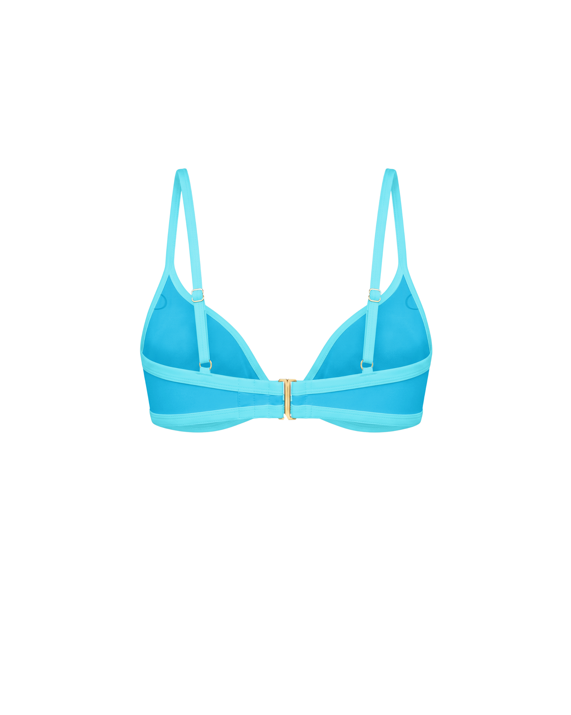 Sculpting Aqua Bikini Top with removable push-up padding